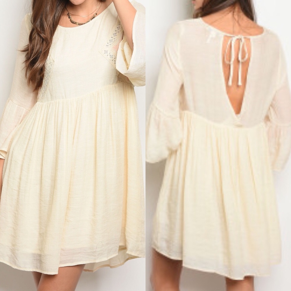 Cream Dress